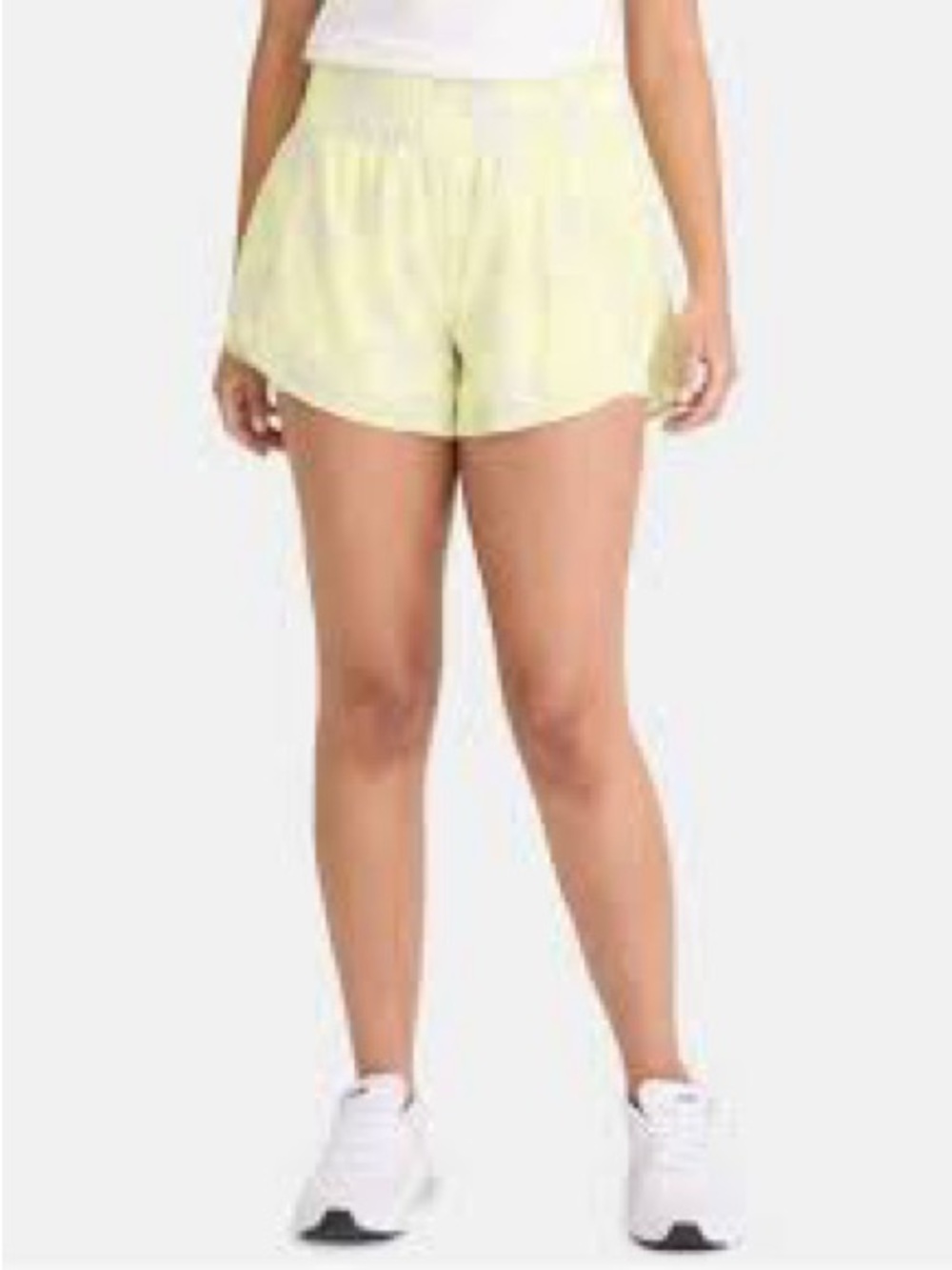 Avia Women’s Bike Liner Running Shorts Yellow Mist NWT Size M 8-10